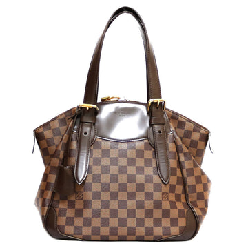 LOUIS VUITTON Shoulder Bag Damier Verona MM N41118 Brown Women's Canvas