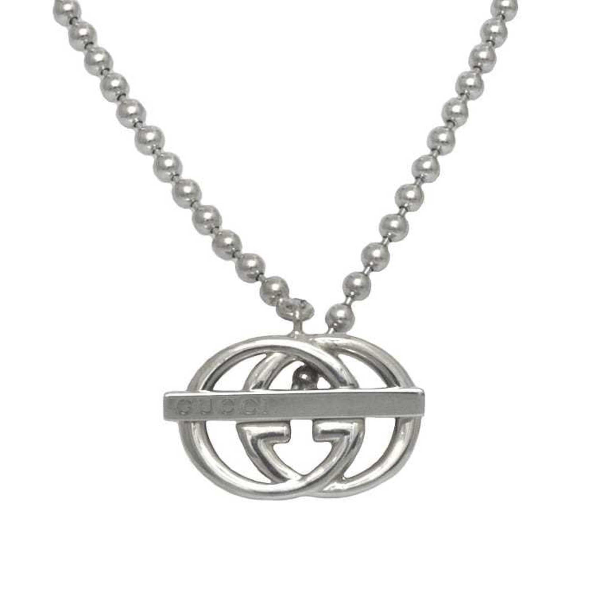 Gucci womens sale silver necklace