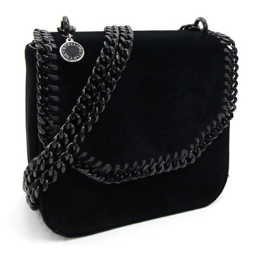 STELLA MCCARTNEY Shoulder Bag Falabella Box Black Velvet Ladies Chain Back