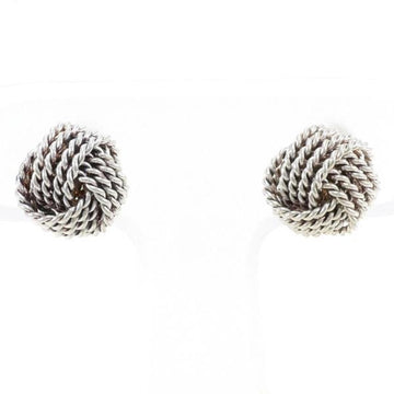 TIFFANY Somerset Twist Knot Silver Earrings Total Weight Approx. 2.7g Jewelry
