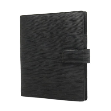 LOUIS VUITTON Notebook Cover Epi Agenda GM R20212 Noir Men's Women's