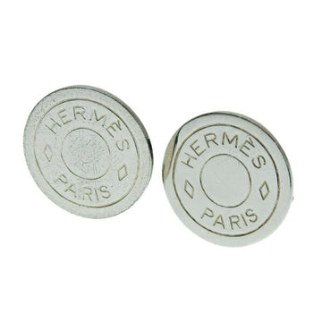 HERMES Serie earrings silver ladies