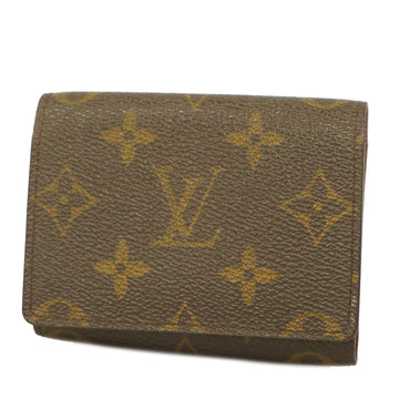 LOUIS VUITTONAuth  Monogram Amberop Cult De Visit M62920 Business Card Case