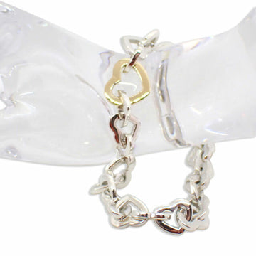 TIFFANY SV925 750 heart link bracelet