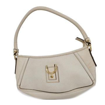 GUCCI handbag 130989 leather white gold hardware ladies