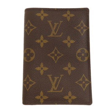 LOUIS VUITTON M60180 Couverture Passport Monogram Card Case Canvas Women's