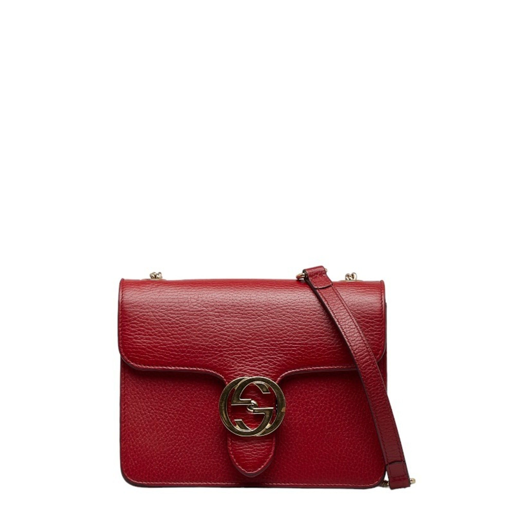 Gucci interlocking store bag red