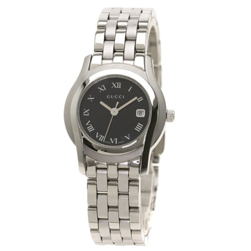 GUCCI 5500L Watch Stainless Steel Ladies