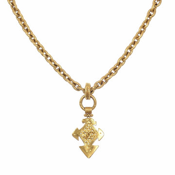 CHANEL Cocomark Necklace Ladies GP 156.8g Cross 94P