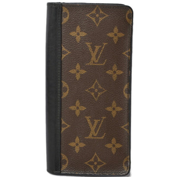 LOUIS VUITTON Wallet Men's  Long / Portofeuil Tanon M93800 Monogram Macassar