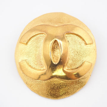 CHANEL 29 Coco Mark Brooch Gold Men's Women's