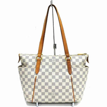 LOUIS VUITTON Totally PM N41280 Tote Bag Damier Azur Shoulder White Gray