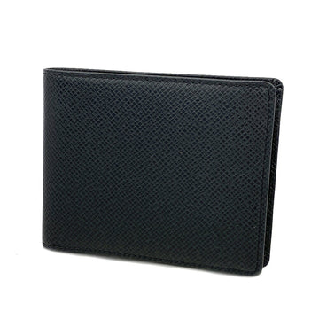 LOUIS VUITTON Wallet Taiga Portobier 6 Cult Credit M30482 Black Men's