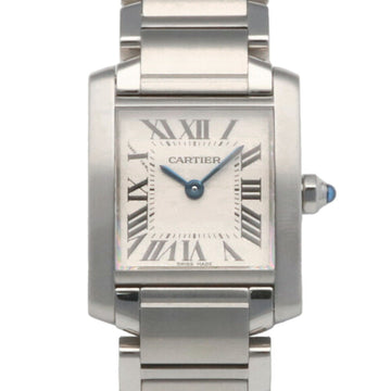 Cartier Tank Francaise SM Watch Stainless Steel 2384 Ladies