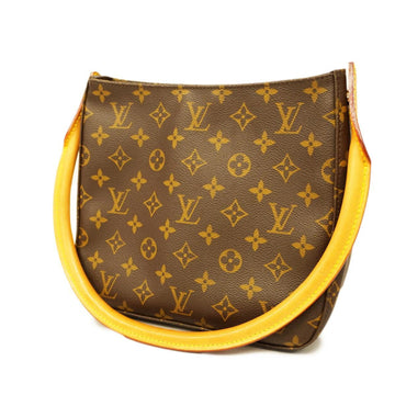 LOUIS VUITTON Shoulder Bag Monogram Looping MM M51146 Brown Ladies