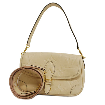 LOUIS VUITTONAuth  Monogram Empreinte Diane M46388 Women's Shoulder Bag Creme