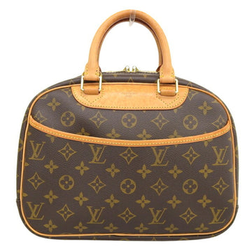 LOUIS VUITTON Monogram True Bill Handbag M42228 Brown Women's