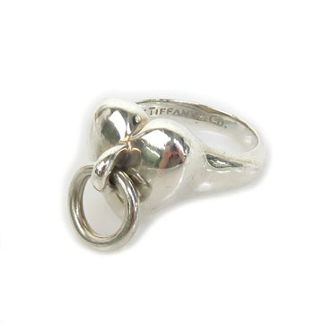 TIFFANY & Co. Ring Heart Knock Silver 925 Women's Size 10.5