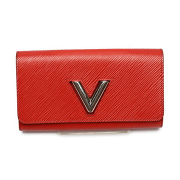 LOUIS VUITTON Twist Epi Portefeuil M61179  Coquelicot Long Wallet LV