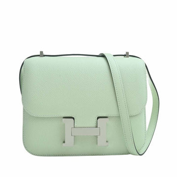 HERMES Vaux Epson Constance 3 Shoulder Bag 083905CK Green Ladies