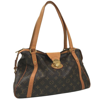 LOUIS VUITTON Tote Bag Stresa PM Shoulder M51186 Monogram Canvas Brown Women's