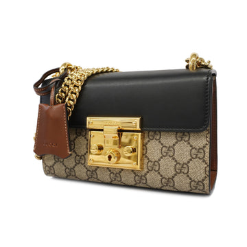 Gucci Shoulder bag 409487 Women's GG Supreme Shoulder Bag Beige,Black,Brown
