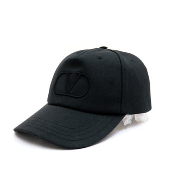 VALENTINO Garavani 22SS V logo baseball cap men black 58
