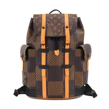 LOUIS VUITTON Damier Giant Monogram Christopher PM Backpack Rucksack Ebene N40358 RFID