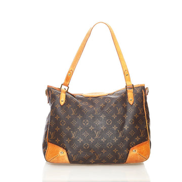 Louis Vuitton Monogram Estrella MM Boston Bag M41232 Brown Leather Ladies