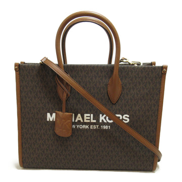 MICHAEL KORS 2wayShoulder Bag Brown PVC coated canvas 35F2G7ZT2B