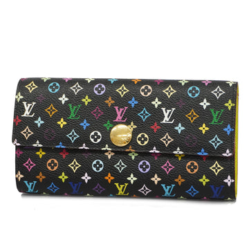 LOUIS VUITTONAuth  Monogram Multicolore Portofeuil Sara M93748 Women's Wallet