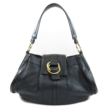 Bvlgari metal fittings handbag leather ladies BVLGARI