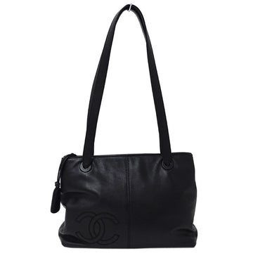 Chanel Women's Leather Shoulder Bag,Tote Bag Black