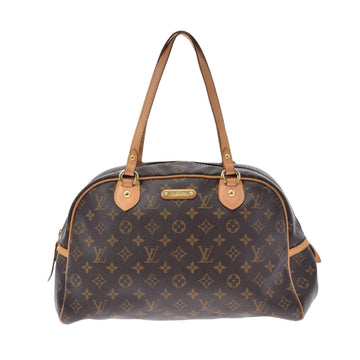 Louis Vuitton Monogram Montorgueil GM Brown M95566 Unisex Canvas Handbag