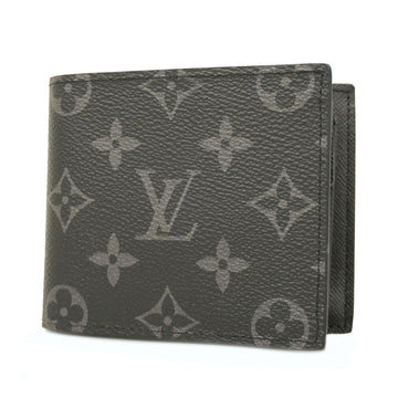 LOUIS VUITTONAuth  Monogram Eclipse Portofeuil Marco NM M62545 Men's Wallet