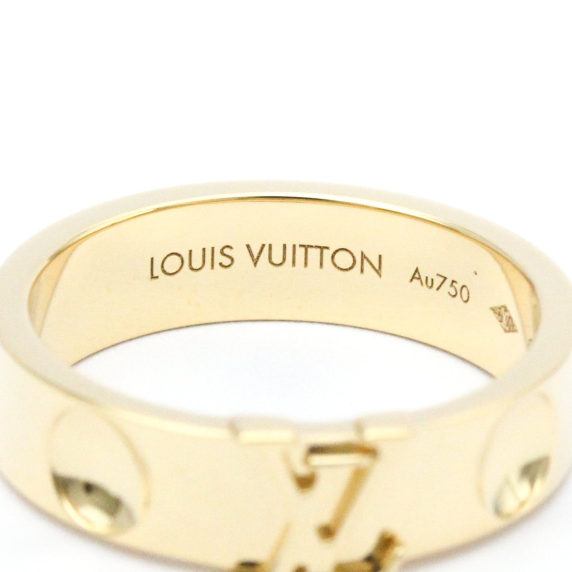 Louis Vuitton Authenticated Nanogram Ring