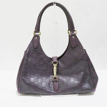 GUCCI Shima New Jackie 145819 Purple Bag Handbag Ladies