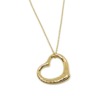 TIFFANY K18YG open heart necklace 6.3g