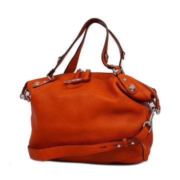 GUCCI handbag 232949 leather orange gold hardware ladies