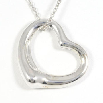 TIFFANY open heart silver necklace total weight about 11.0g 45cm jewelry