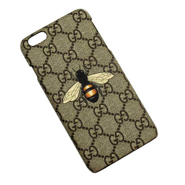 GUCCI iPhone6 plus / 6s case GG brown PVC