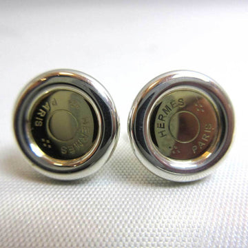 HERMES Serie Earrings SV925 Gold x Silver