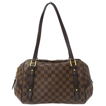 Louis Vuitton Bag Damier Women's Shoulder Tote Rivington GM N41158 Ebene Brown