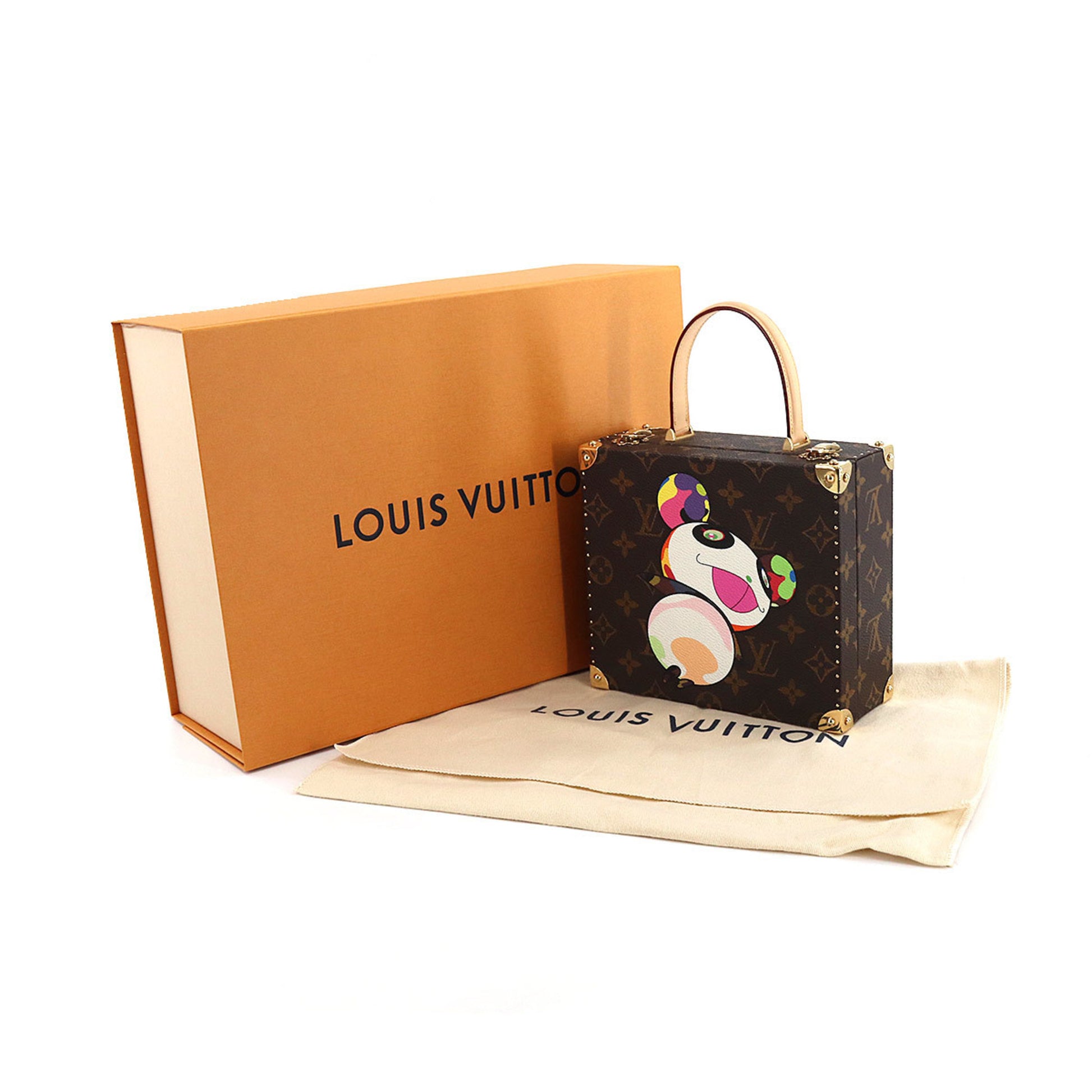 Louis Vuitton Vintage Murakami Monogram Panda Jewelry Box
