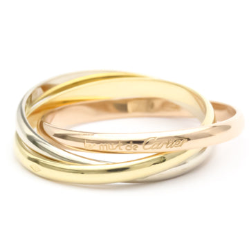 Cartier Trinity Pink Gold (18K),White Gold (18K),Yellow Gold (18K) Fashion No Stone Band Ring Gold