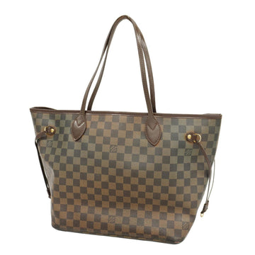 LOUIS VUITTON Tote Bag Damier Neverfull MM N51105 Ebene Women's