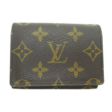 Louis Vuitton Business Card Holder Women's Men's Card Case M62920 Monogram Brown