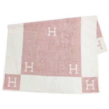 HERMES Bath Towel Avalon H102196M 02 DRAP DE BAIN AVALON Rose/Lila 100% Cotton
