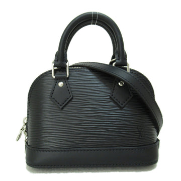 LOUIS VUITTON Nano Alma Black Black Epi Calfskin [cowhide] M81945