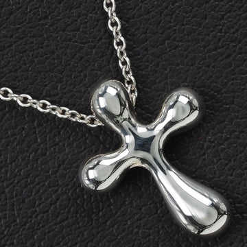 TIFFANY & Co. Small Cross Elsa Peretti Silver 925 Women's Necklace